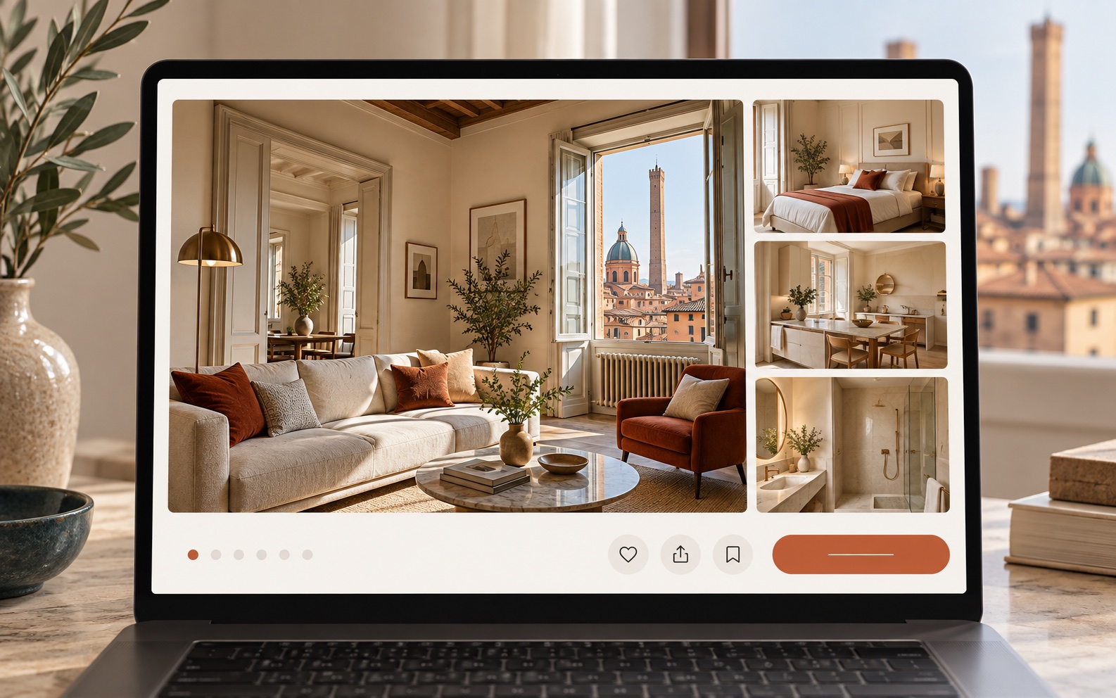 Presentazione online di un appartamento a Bologna